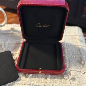 Cartier Red necklace Jewelry Box
